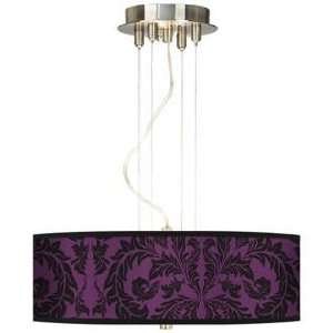   Purple Baroque 20 Wide 3 Light Pendant Chandelier