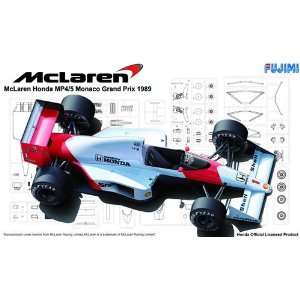  Fujimi 1/20 McLaren Honda MP4/5   1989 Monaco GP Kit Toys 