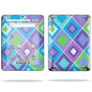   Cover for Coby Kyros MID8024 Tablet Skins Pastel Argyle Electronics