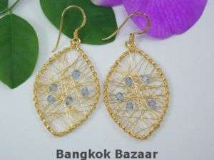 BEAUTY Thai 22K 24K Gold Vermeil Baht Earrings  