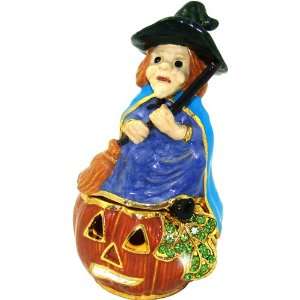 Art Release #446 Withchiepoo Halloween Witch Handmade Jeweled Metal 