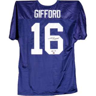 New York Giants Memorabilia Mounted Memories Frank Gifford Autographed 