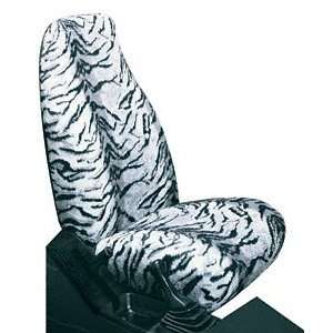  Saddleman 1464701 Wild Zebra Print Bucket Seat Cover 