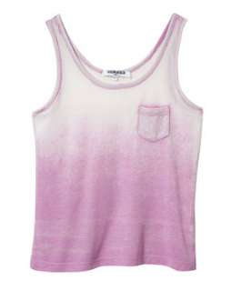 Watermelon (Pink) Teens Purple Acid Wash Dip Dye Vest  249886075 
