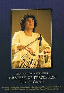 ZAKIR HUSSAIN LIVE CONCERT  DVD  master of percussion  