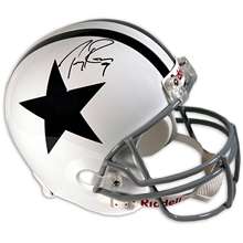 Mounted Memories Dallas Cowboys Tony Romo Autographed Helmet    