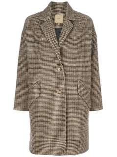 Jejia Long Tweed Coat   Gallery   farfetch 