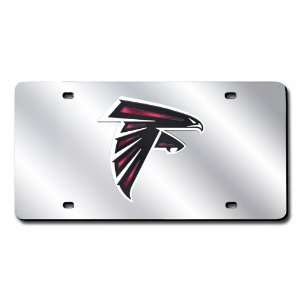  Atlanta Falcons License Plate Cover (Silver) Sports 