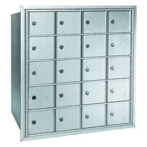   2600 Horizontal Cluster Mailboxes   5 x 4, Rear