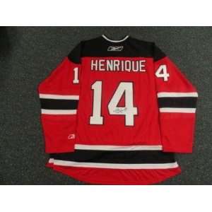 Adam Henrique Signed Jersey   Reebok   Autographed NHL Jerseys  