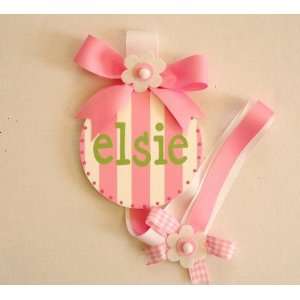 COORDINATE YOUR HAIR BOW HOLDER WITH OUR ROUND WALL LETTER DESIGNS 