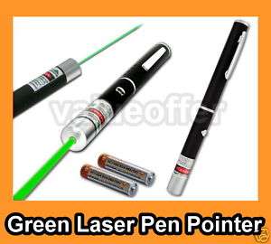 New 5mW 5mW 532nm Green Beam Laser Pointer Pen Gift W/B  