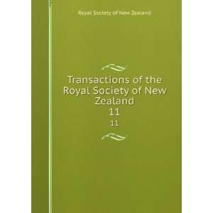   Royal Society of New Zealand. 11 Royal Society of New Zealand Books