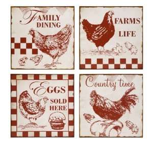  Vintage Cafe Chicken Signs