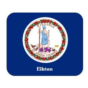  US State Flag   Elkton, Virginia (VA) Mouse Pad 