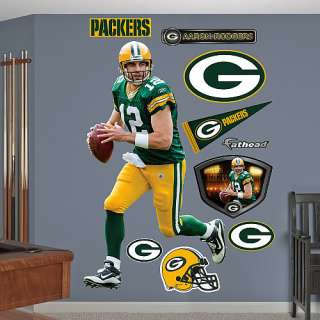 Green Bay Packers Posters Fathead Green bay Packers Aaron Rogers Wall 