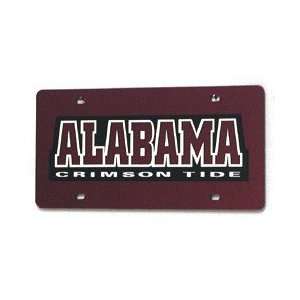  Alabama Crimson Tide Laser Cut Red License Plate 
