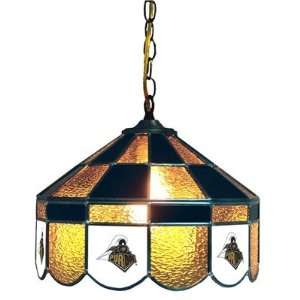   NCAA Purdue Boilermakers 14 Executive Style Stained Glass Swag Lamp