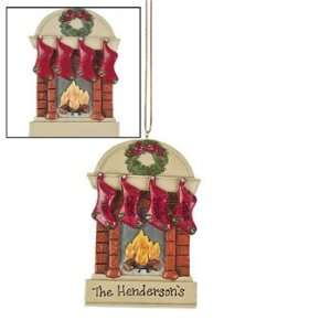  Personalized Stockings Family Ornament   Four Stockings 