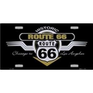  Route 66 Shield & Wing LICENSE PLATES plate tag tags auto vehicle 
