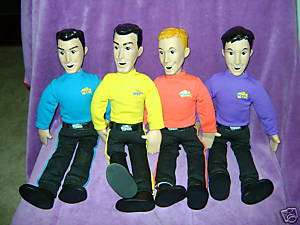 SET OF LARGE TALKING The WIGGLES DOLLS  