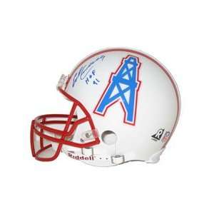  Earl Campbell Oilers Hall of Fame 91 Autographed Helmet 