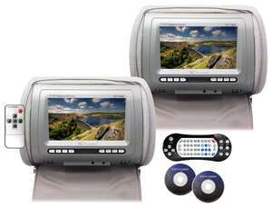   GX7108 XO VISION 7 HEADREST TV MONITOR SCREEN USB SD DVD GAMES  