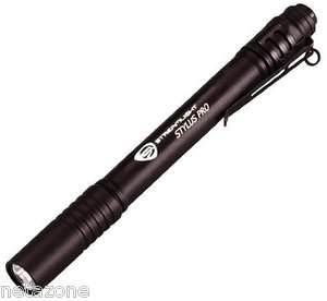 Streamlight Stylus Pro C4 Black LED Pen Flashlight with Holster, 66118 