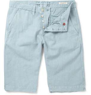 Levis Made & Crafted Drill Cotton and Linen Blend Twill Shorts  MR 