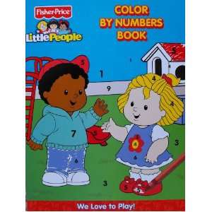   Little People Color By Numbers We love to play 96 pages Toys & Games