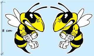 2X VESPA Bee Biene Hornet Wasp Aufkleber Decal STICKER  