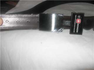 Wenger,Swiss Army Reversible Leather Belt  