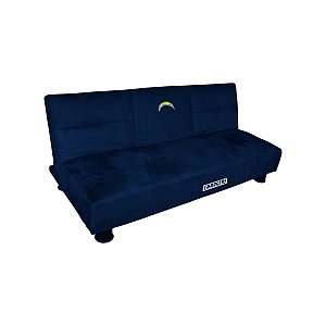  Baseline San Diego Chargers Convertible Sofa With Tray 