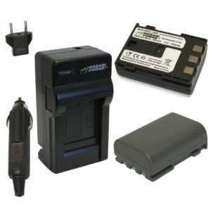 Wasabi Power Battery and Charger Kit for Canon NB 2L, NB 2LH, BP 2L5 