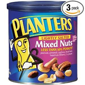 Planters Mixed Nuts, Lightly Salted Grocery & Gourmet Food
