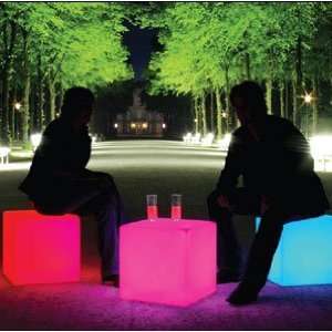   Remote Controlled Lighted Cube Mood Object