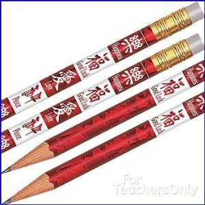  Foil Chinese Symbols Pencils  144 pencils per box Office 
