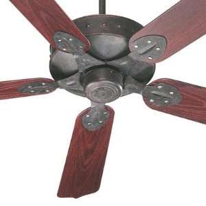 Quorum 137525 44 52 Hudson 5 Blade Patio Ceiling Fan Finish Toasted 