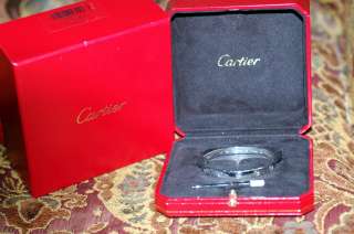 Cartier Love Bengal Bracelet 18k White Gold size 17  