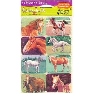  Horse Drawing and Photo Scrapbook Stickers Arts, Crafts 