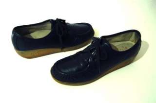 SAS Womens Girls Navy Tripad Comfort Oxford Shoe 8.5 9M  