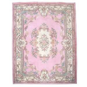   Palace 1127 6 by 9 Hand Tufted Wool Area Rug, Pink