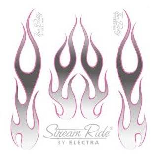  Electra Bicycle Sticker Set (RatRod Flame) Sports 