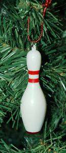Bowling Pin Christmas Ornament  