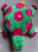 TORTOISE turtle BIG colorful dog plush toy many SOUNDS  