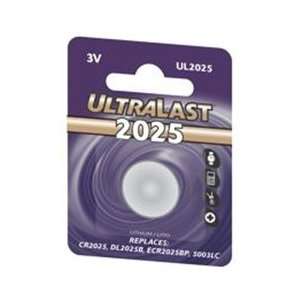  Ultralast #Cr2025 Lithium Coin Battery