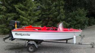 Motorboot mit Trailer und Motor 25 PS in Sachsen Anhalt   Magdeburg 