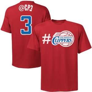  NBA Majestic Chris Paul Los Angeles Clippers #3 Twitter T 