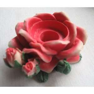  Decorative Rose Candlestick Holder