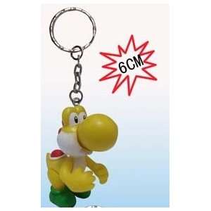    Super Mario Yellow Yoshi Keychain Japanese Import 